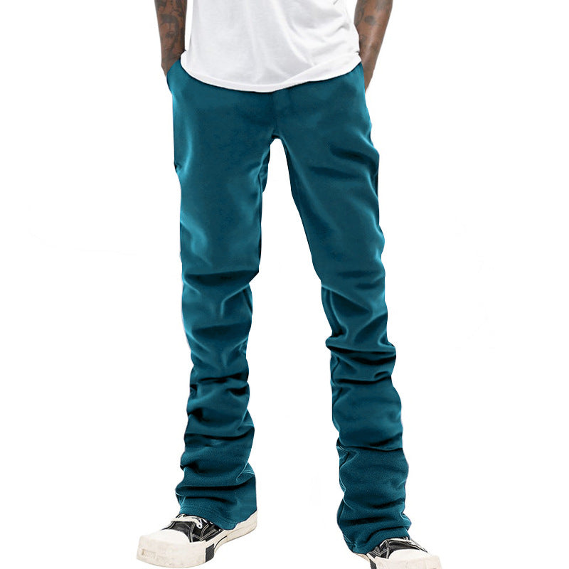 Herren Locker geschnittene Fleece-Jogginghose mit Tunnelzug, Seitentaschen & geradem Bein Shop Nory