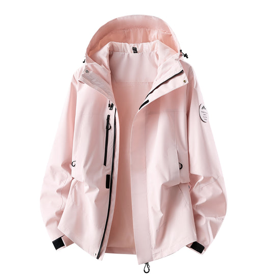 Herren wasserdichte Outdoorjacke mit abnehmbarer Fleece-Innenjacke Shop Nory