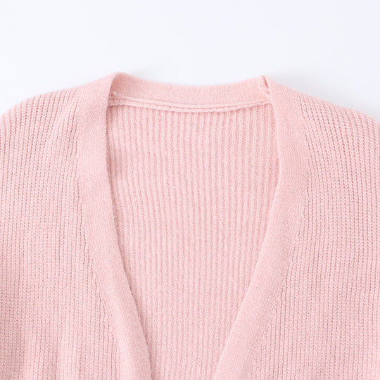 Damen Langer Oversize Strickcardigan mit aufgesetzten Taschen Shop Nory