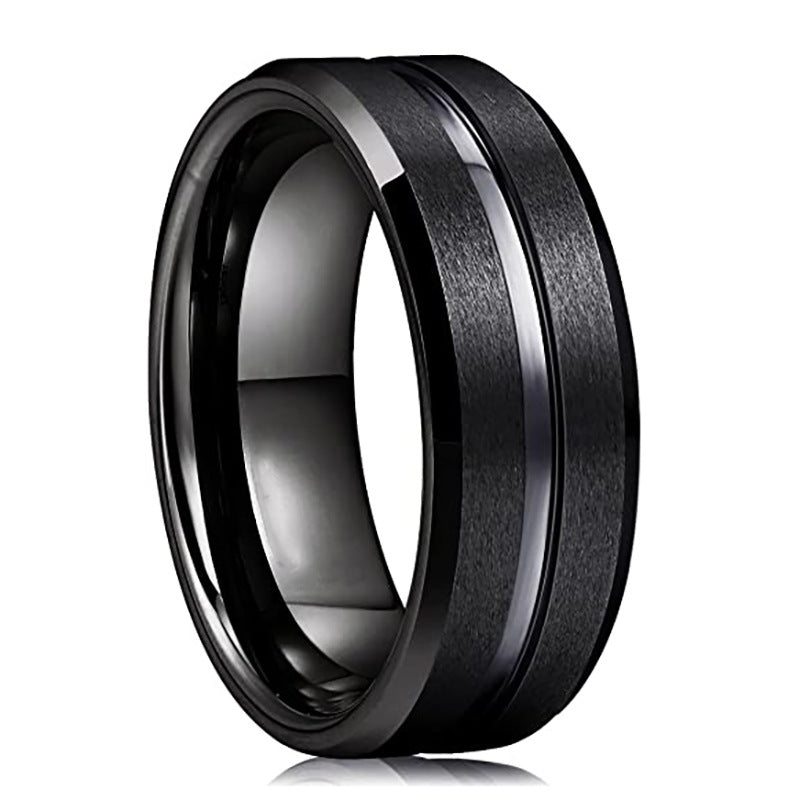Herren Ring mit modernem zweifarbigen Oberflächenfinish Shop Nory