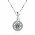 Damen Halskette mit herzförmigem Anhänger und funkelndem Kristalldesign Shop Nory