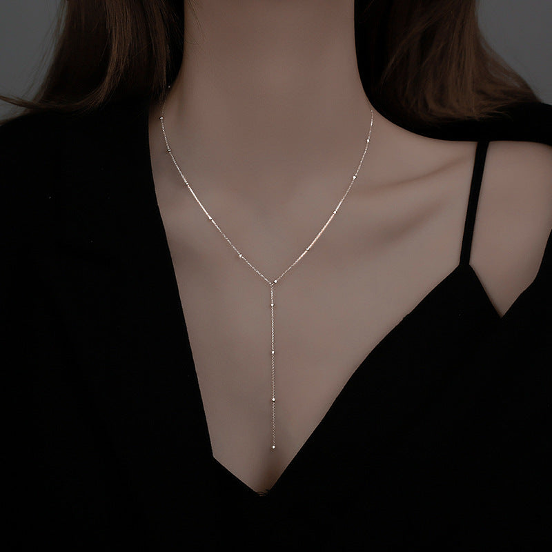Damen Kette mit funkelnden Zierteilen Shop Nory