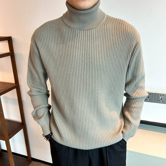 Herren Strickpullover mit hohem Kragen Shop Nory