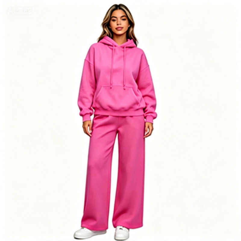 Damen Bequemer Oversized Hoodie mit weiten Jogginghosen Shop Nory
