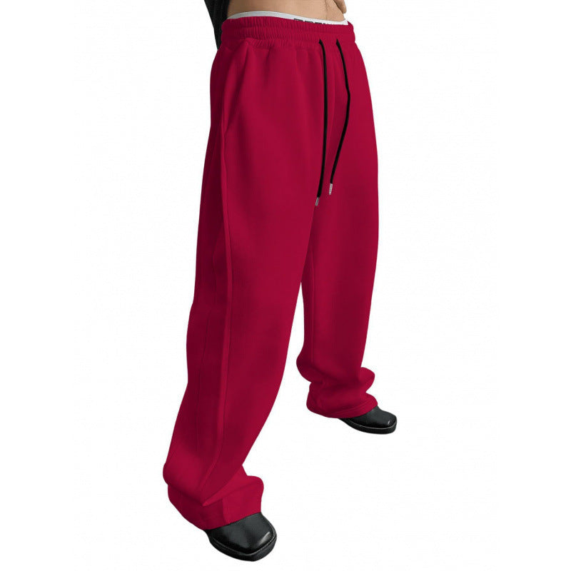 Damen weite Oversize Jogginghose mit tiefem Schritt, elastischem Bund und Kordelzug Shop Nory