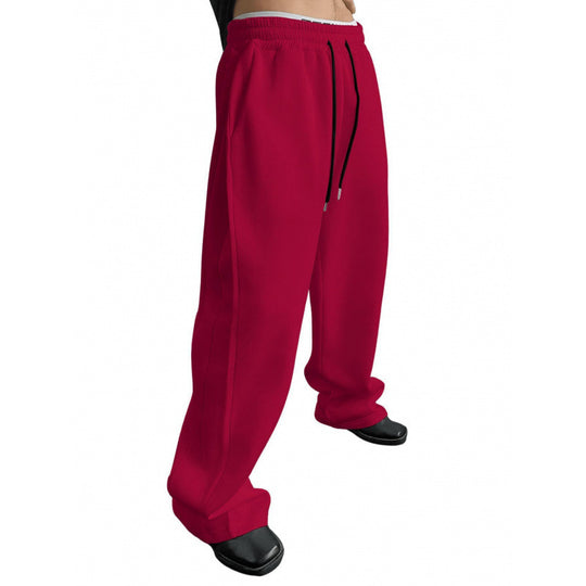 Damen weite Oversize Jogginghose mit tiefem Schritt, elastischem Bund und Kordelzug Shop Nory