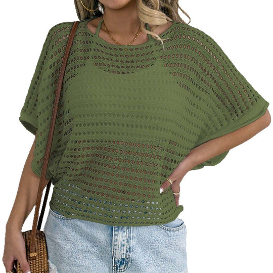 Damen luftiges Netz-T-Shirt