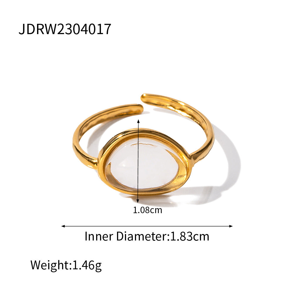 Damen Offenes Armreif mit elegantem Münzdesign Shop Nory