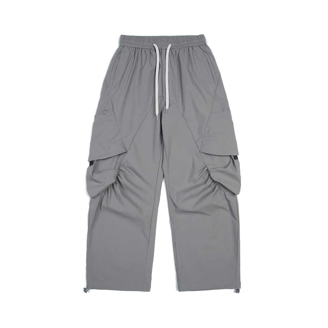 Herren Funktionale Cargo‑Hose im Tech‑Nylon mit elastischem Bund und Kordelzug Shop Nory