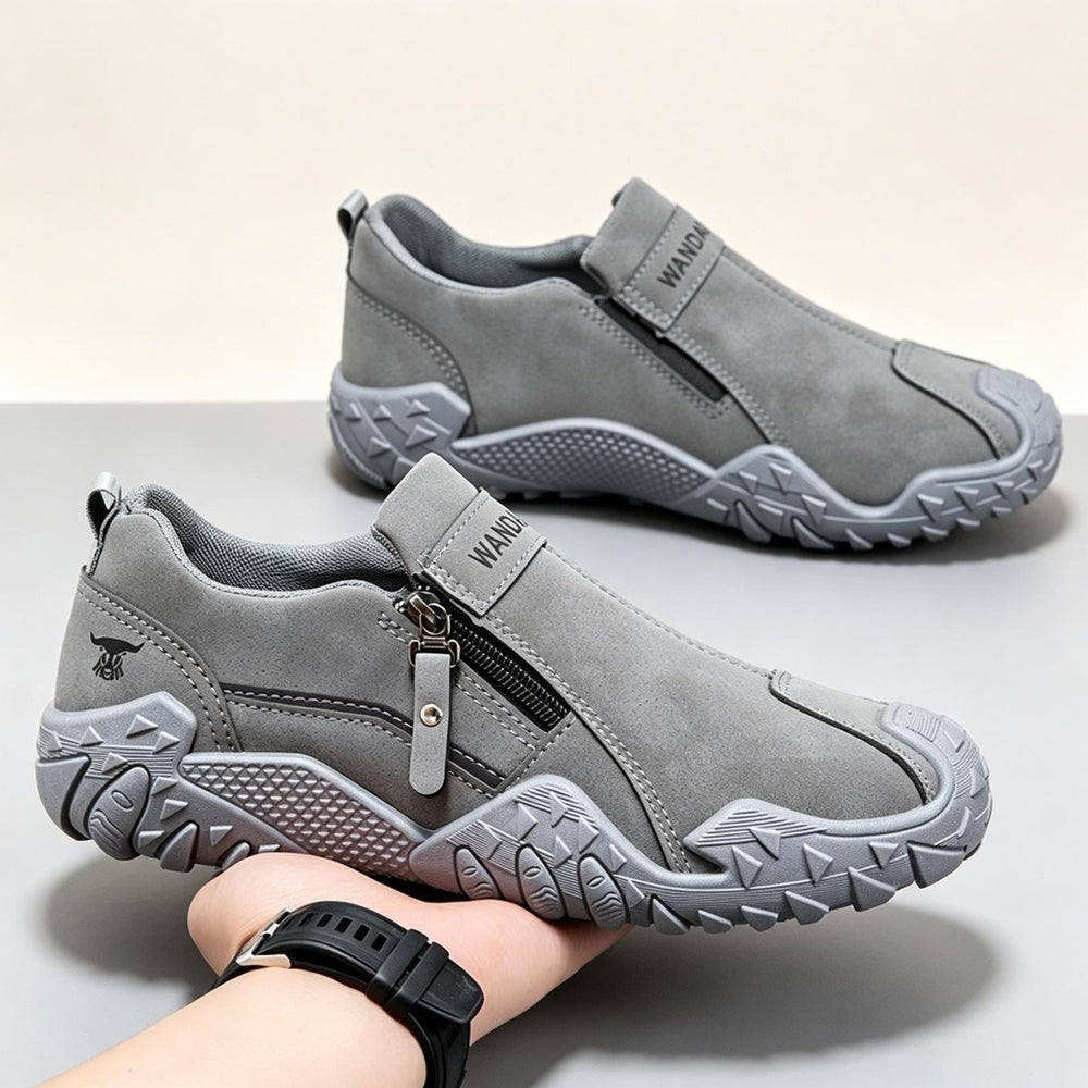 Herren Sportliche Slip-On Sneakers mit Zipper Shop Nory