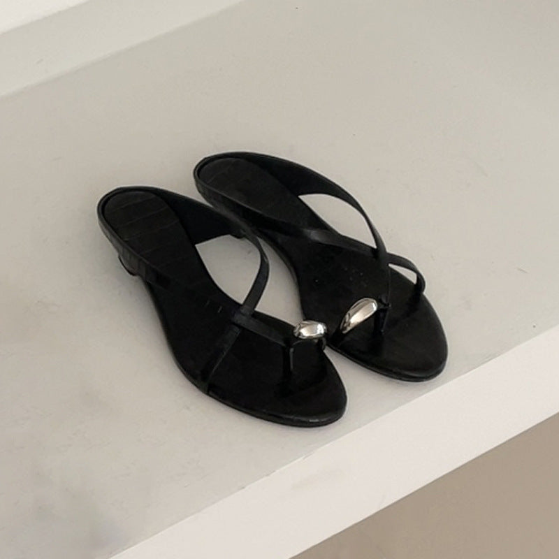 Damen elegante Sling-Sandalen mit modischem Riemendesign und komfortablem Absatz