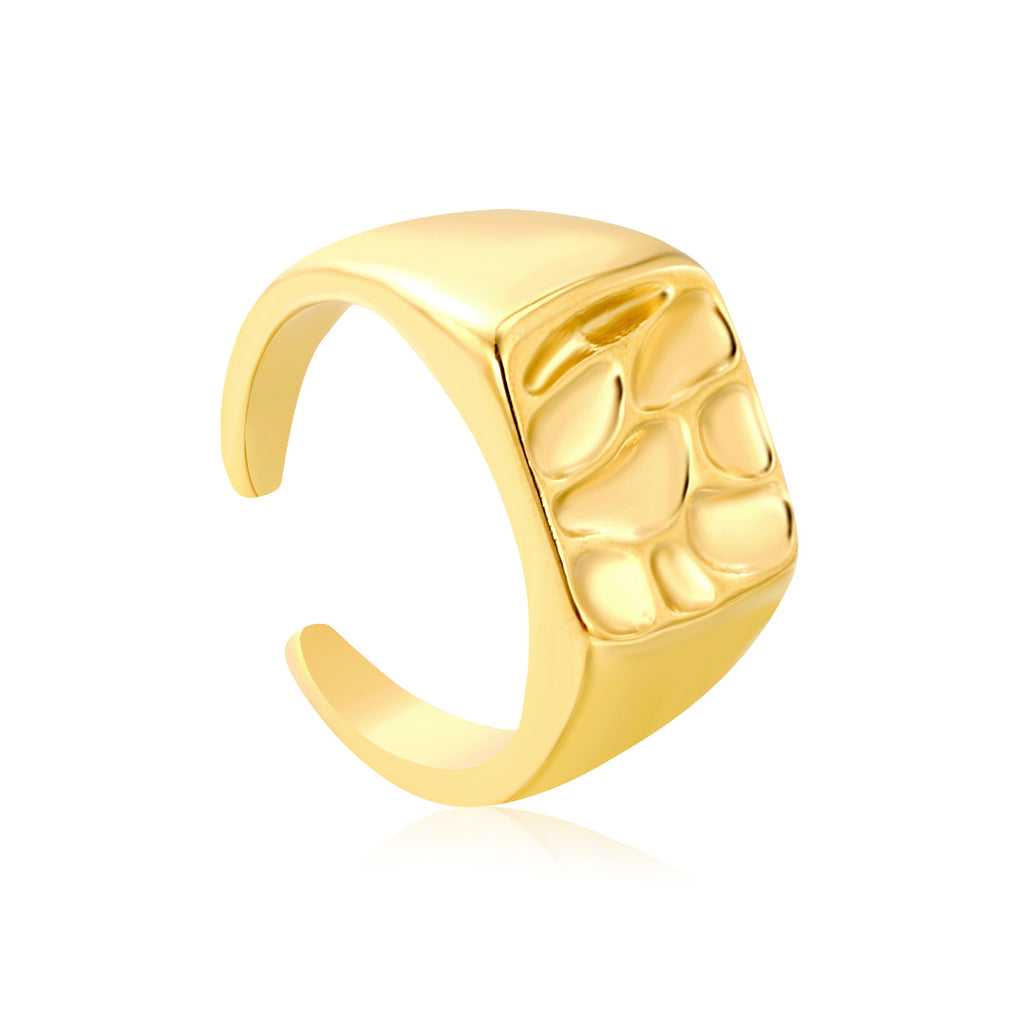 Damen Verstellbarer Ring mit elegantem Strukturdesign Shop Nory