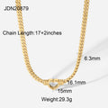 Damen Halskette mit herzförmigem Anhänger und elegantem Kettenmuster Shop Nory