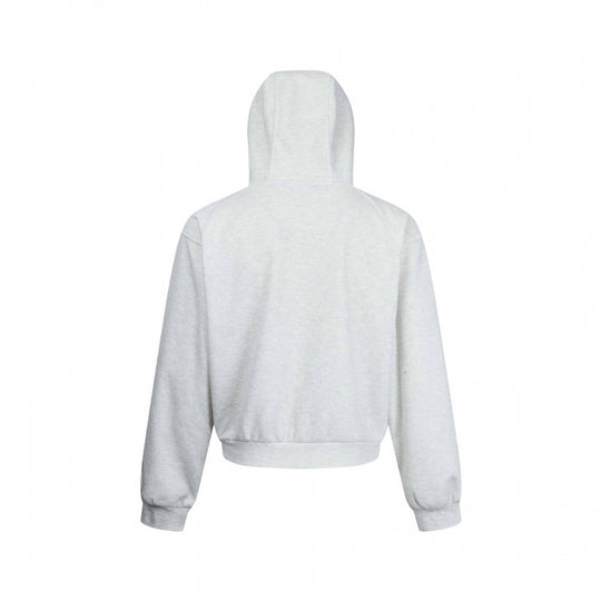 Unisex Kurzer Kapuzen-Zippullover aus French Terry mit Raglanärmeln und verdeckten Eingrifftaschen Shop Nory