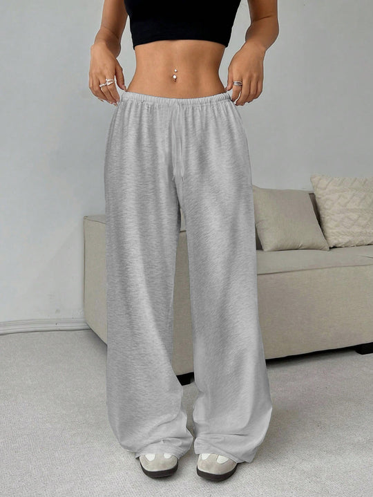 Damen nan weiter Highwaist Palazzo-Jogger mit elastischem Komfortbund, Kordelzug und seitlichen Eingrifftaschen Shop Nory