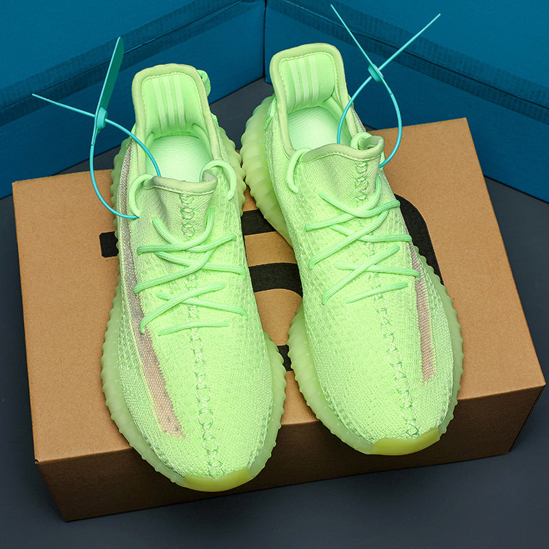 Damen sportliche und luftige Sneakers mit atmungsaktivem Strickoberteil Shopnory