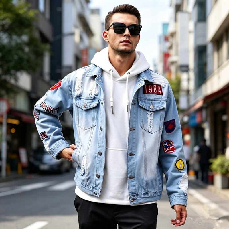 Herren Jeansjacke Shop Nory