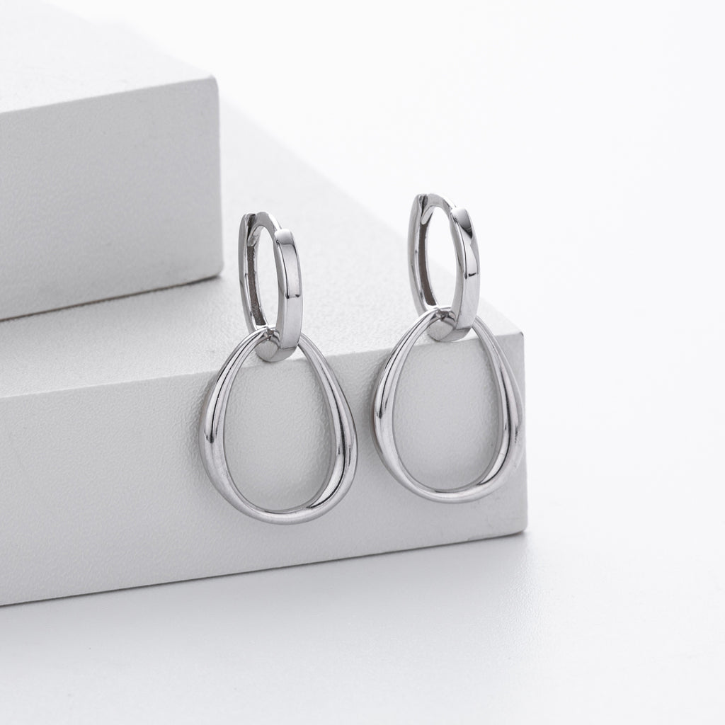Damen Ohrhänger mit elegantem Tropfen-Design aus 925 Sterling Silber Shop Nory