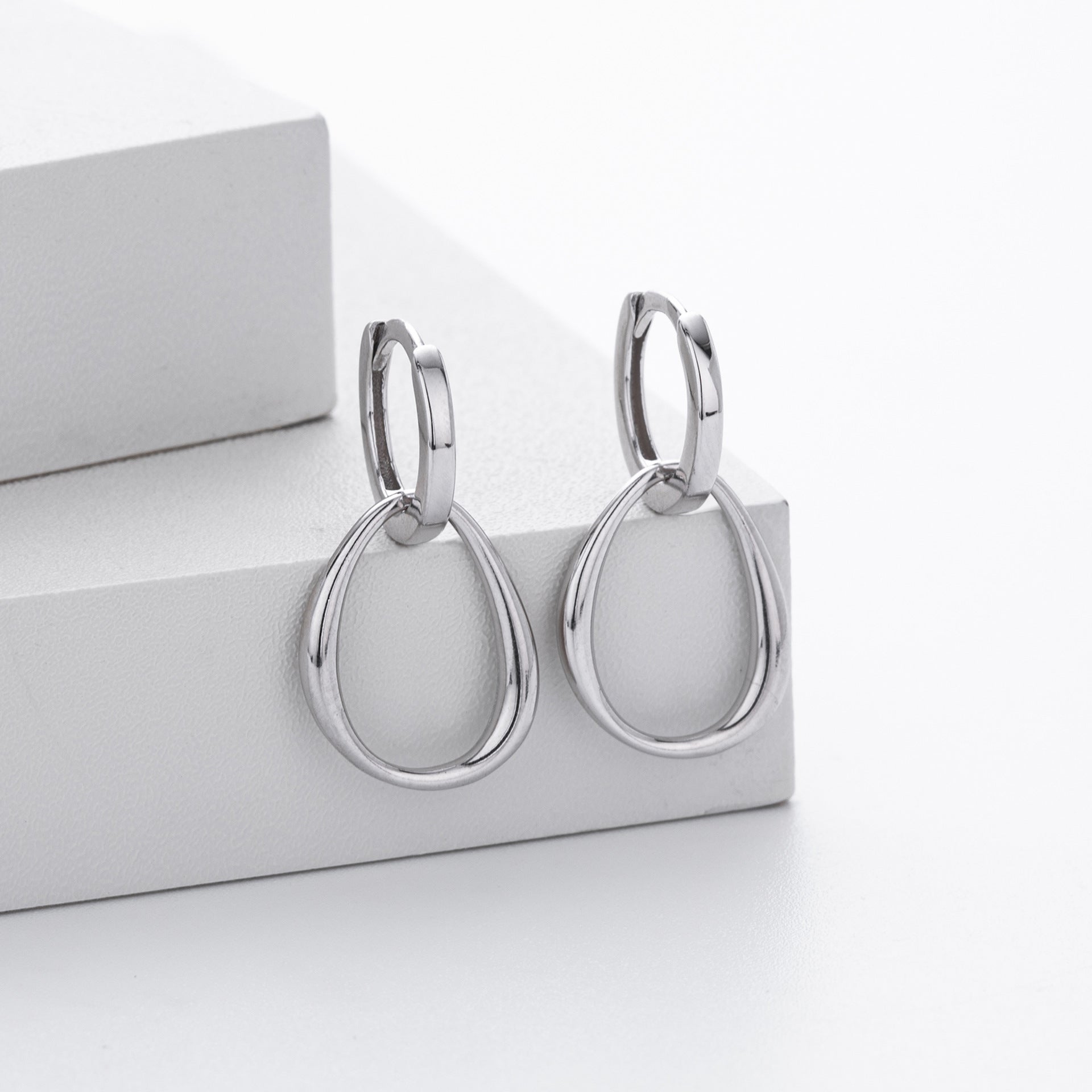 Damen Ohrhänger mit elegantem Tropfen-Design aus 925 Sterling Silber Shop Nory