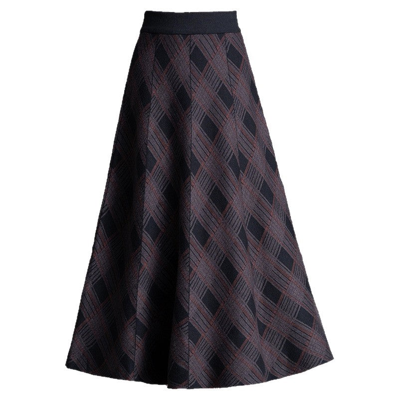 Damen Eleganter, plissierter Maxirock Shop Nory