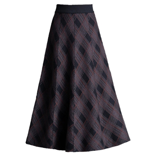 Damen Eleganter, plissierter Maxirock Shop Nory