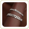 Damen Armbandset mit eleganter Glieder- und Zweischichtenkonstruktion Shop Nory