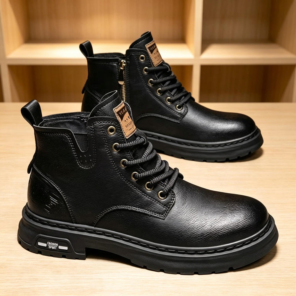 Herren Robuste Leder Boots Shop Nory