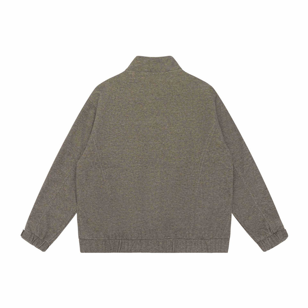 Damen Boxy-Zipjacke mit hohem Stehkragen, Raglanärmeln und verdecktem Reißverschluss Shop Nory