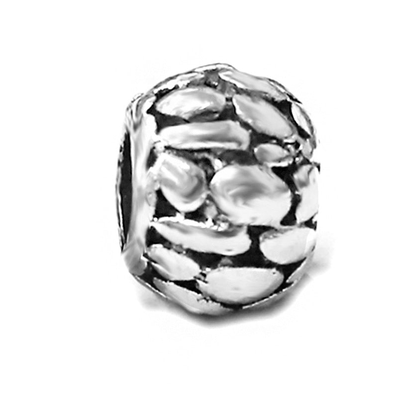Facettierter Kristall-Charme Perlenanhänger Für Charm-Armband mit Zirkonia-Einfassung