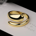 Damen Offener Ring mit elegantem, geschwungenem Design Shop Nory