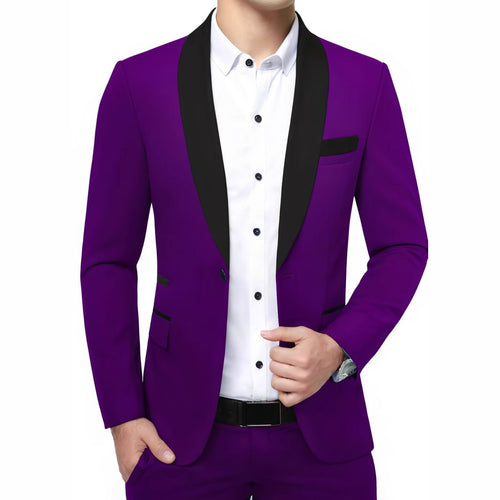 Herren Schmal geschnittenes Abend-Sakko im Smoking‑Stil mit Schalkragen Shop Nory