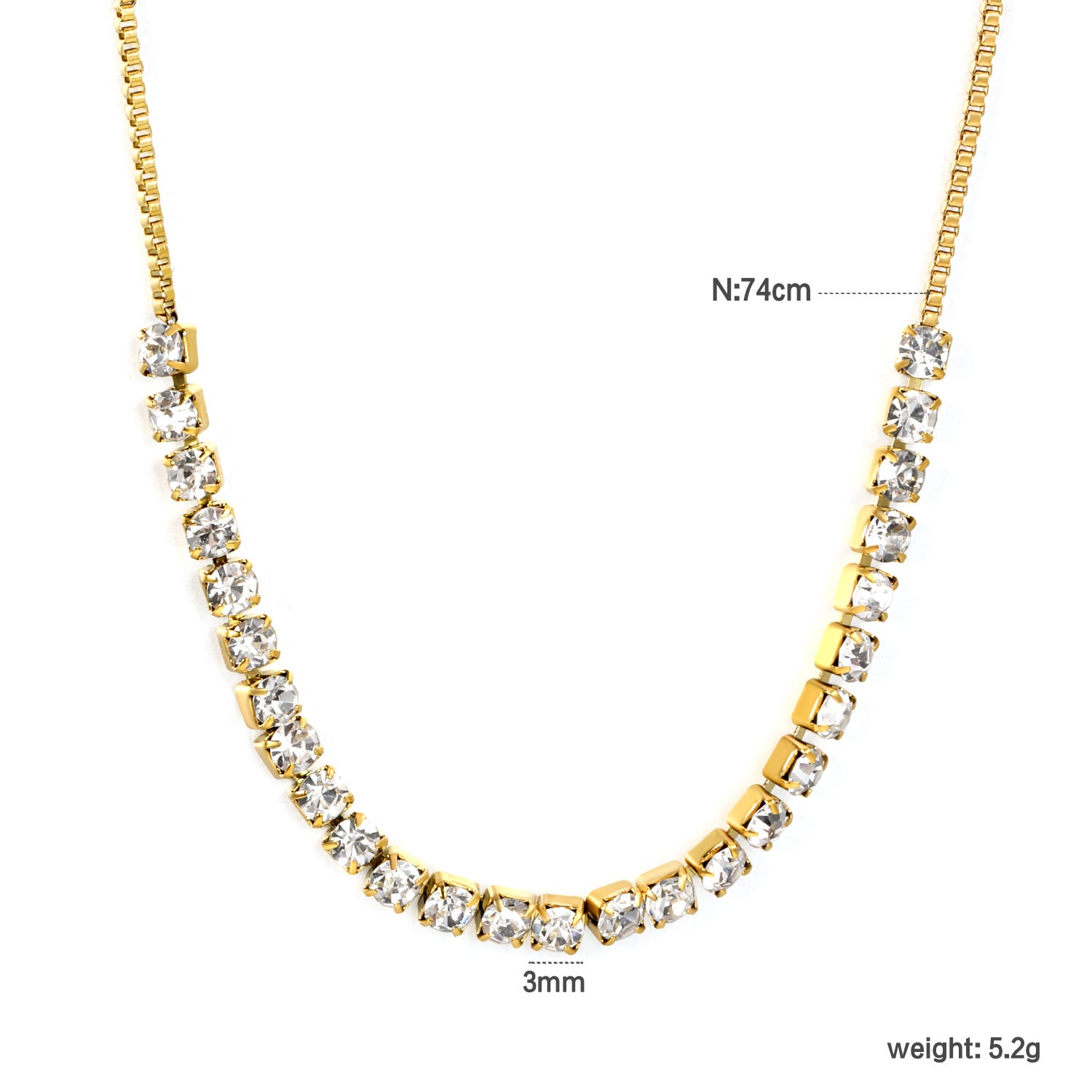 Damen elegante Halskette mit Blumenmotiven und hochwertiger Gliederstruktur Shop Nory
