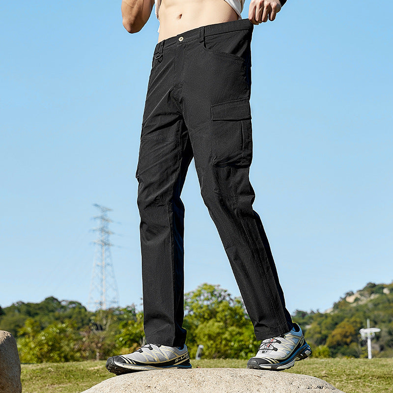 Herren Atmungsaktive Trekking-Cargohose mit Stretch und Mehrfachtaschen Shop Nory