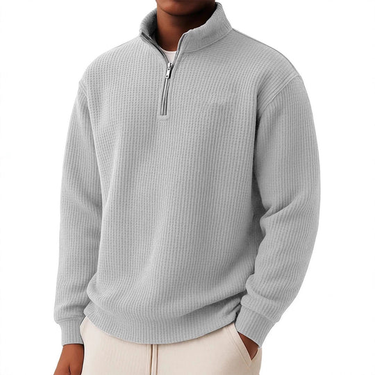 Herren Hochwertiger Pullover mit Reißverschluss Shop Nory