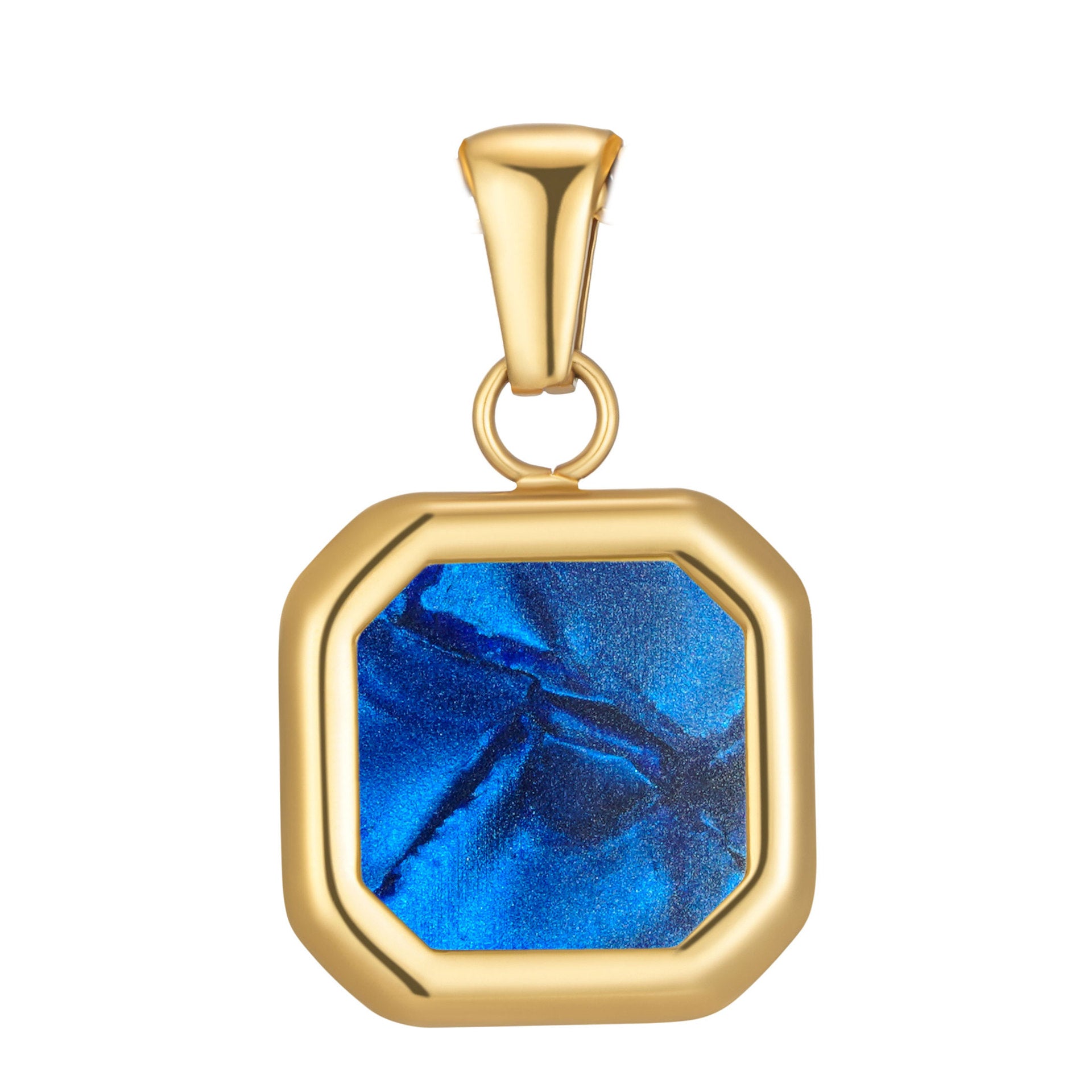 Damen Anhänger mit hochwertigem Abalone-Stein und elegantem Gold-Design Shop Nory
