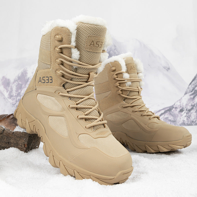 Herren Wasserdichte Winterstiefel mit isolierender Fütterung und rutschfester Sohle