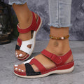 Damen Bequeme Sandalen mit verstellbaren Riemen und ergonomischer Fußbettung