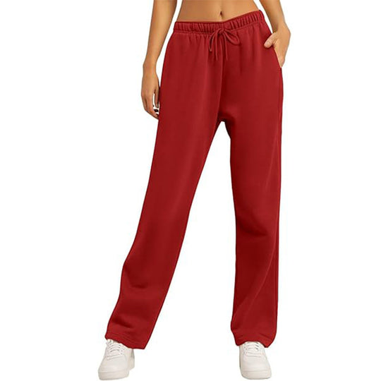 Damen nan hochwertige Relax-Hose mit hoher Taille, geradem Bein und integrierten Eingrifftaschen Shop Nory