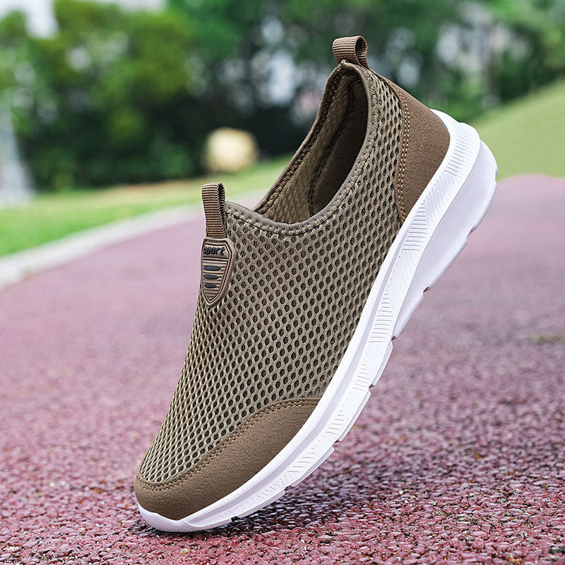 Unisex nan ultraleichter Netz-Slipper mit viskoelastischem Fußbett und flexibler rutschfester Laufsohle