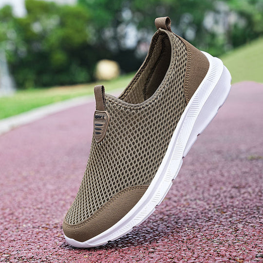 Unisex nan ultraleichter Netz-Slipper mit viskoelastischem Fußbett und flexibler rutschfester Laufsohle
