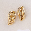 Damen Ohrringe mit elegantem gedrehten Design Shop Nory