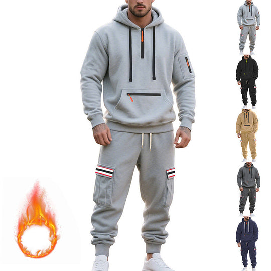 Jogginganzug Herren sportlich aus Sweatshirt und Hose