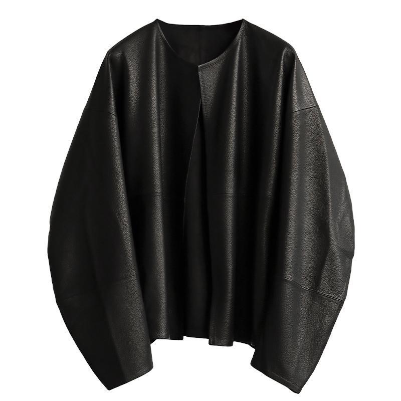 Damen Oversized Lederjacke Shop Nory