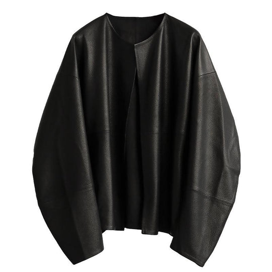 Damen Oversized Lederjacke Shop Nory