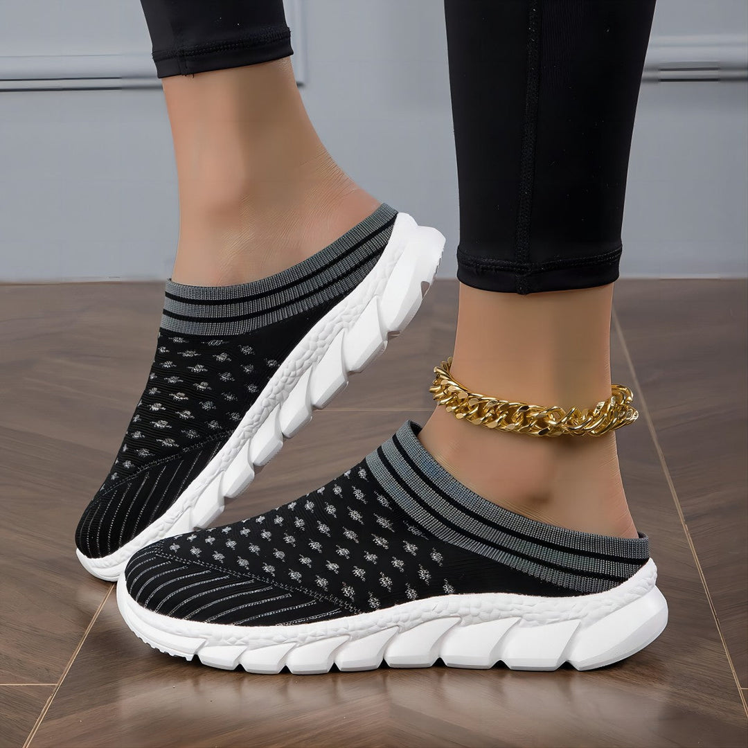 Damen Slip-On Clogs mit atmungsaktivem Obermaterial und rutschfester Sohle Shopnory