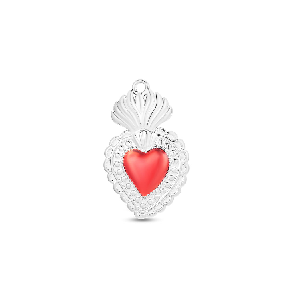 Damen Geschenk Anhänger in Herzform mit strahlendem Goldrahmen Shop Nory