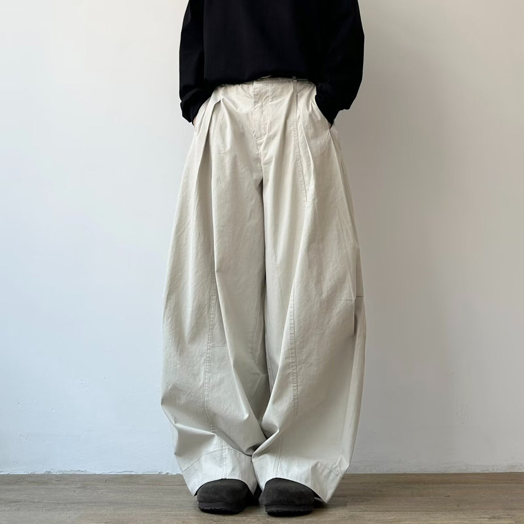 Damen Weitgeschnittene Chino-Hose Shop Nory