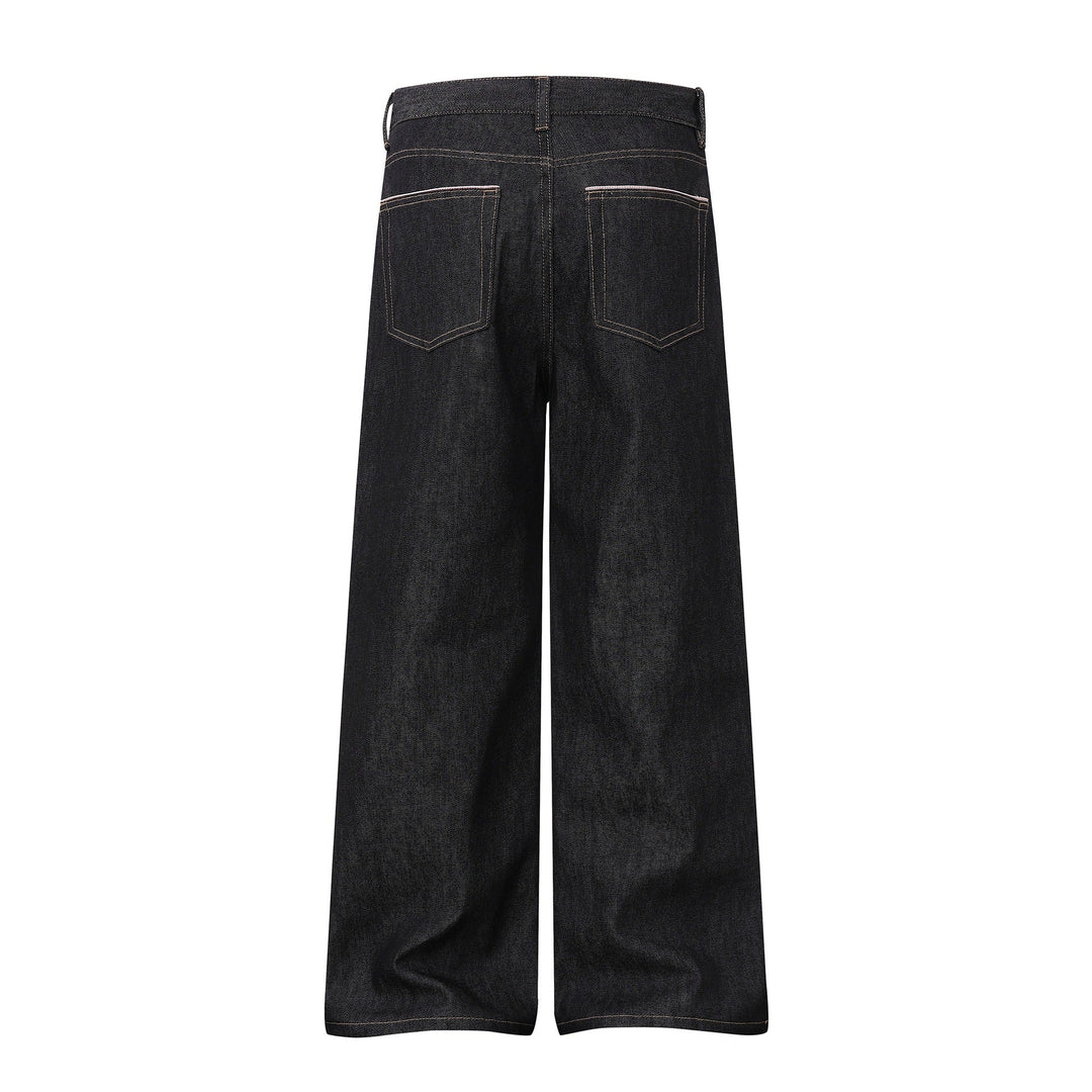 Damen Weite Cropped-Denim Culotte mit hoher Taille und klassischem Taschen-Detail Shop Nory