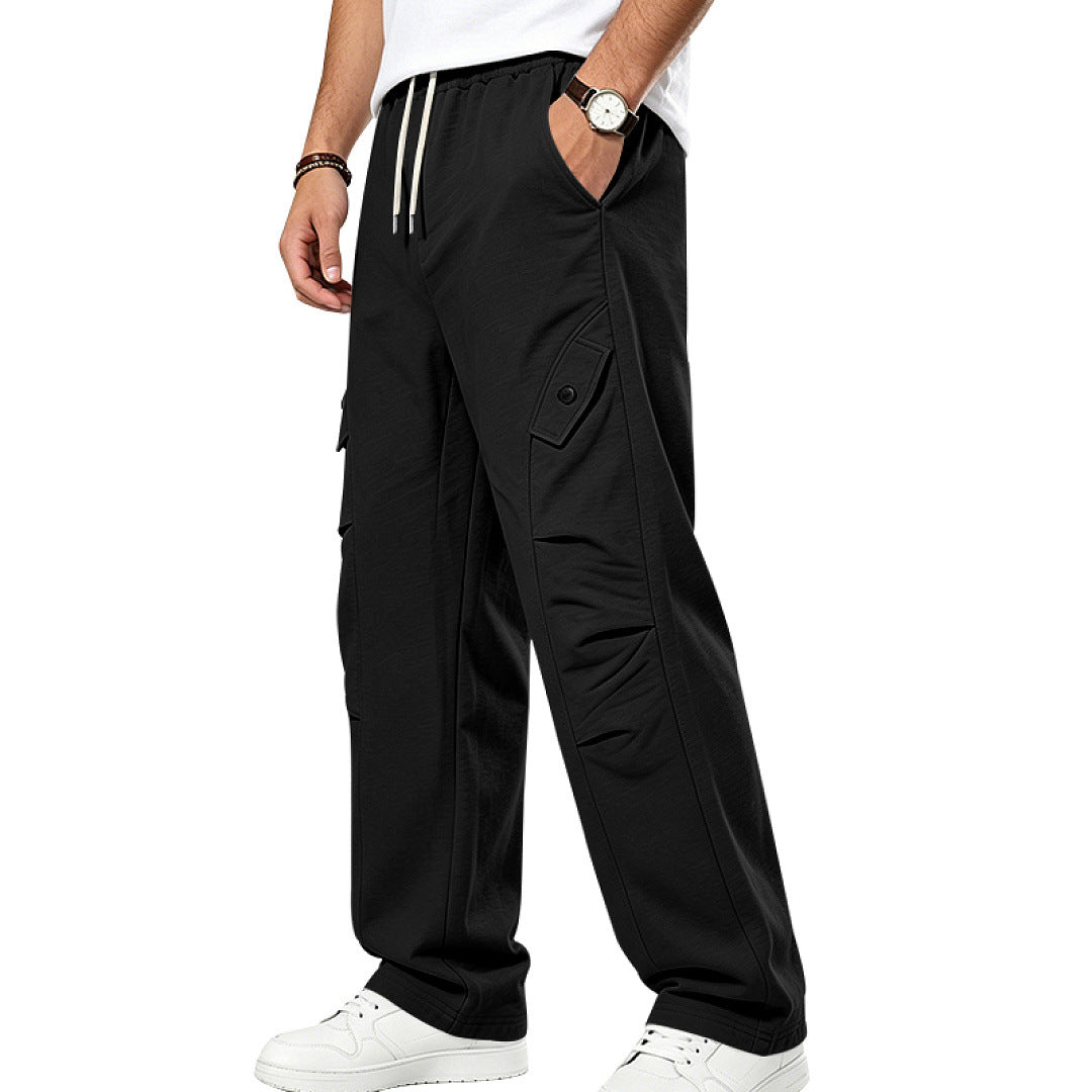 Herren Lässige Cargo-Jogginghose mit Kordelzug und Cut-Out-Details Shop Nory