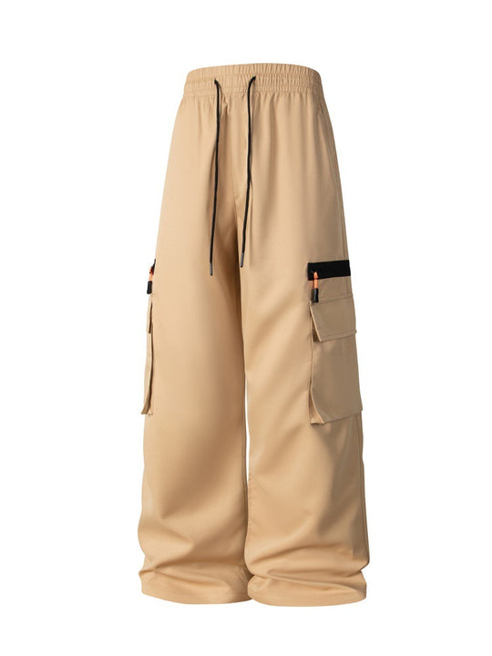 Herren Weite Cargo-Hose im Oversize-Schnitt mit elastischem Tunnelzugbund und Multifachtaschen Shop Nory